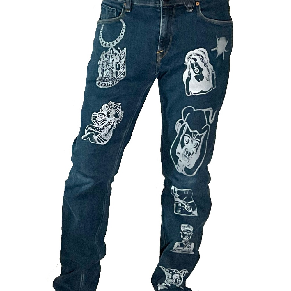 Volcom jeans straight leg blue jean and refined simplicity on denim.